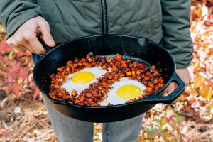 Camping Recipes: Sweet Potato & Chorizo Breakfast Hash