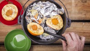 Easy Campfire Dessert: Citrus Bread Pudding In Foil Packets
